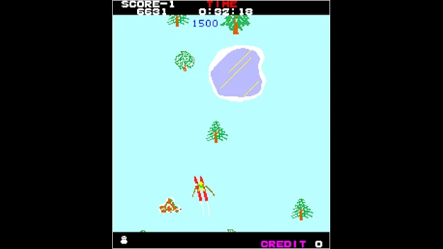 Arcade Archives ALPINE SKI screenshot 2