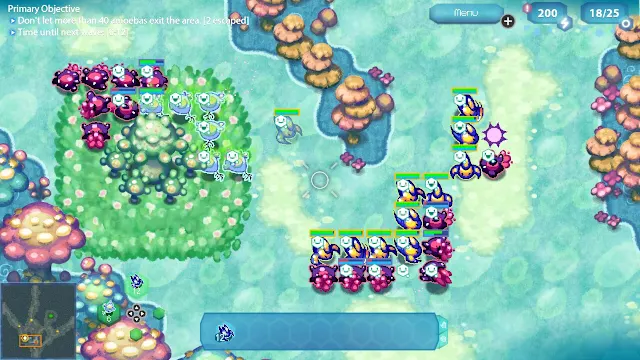 Amoeba Battle - Microscopic RTS Action screenshot 1