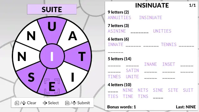 Word Wheel by POWGI screenshot 0