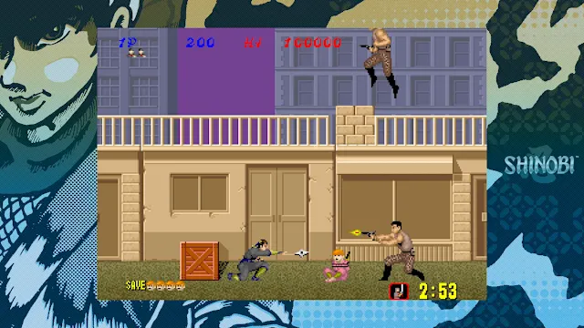 SEGA AGES Shinobi screenshot 2