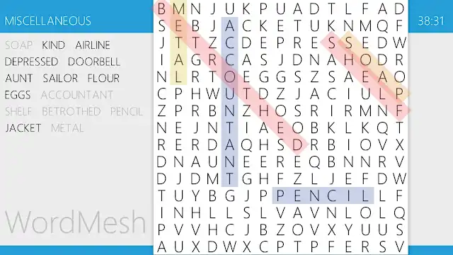 Word Mesh screenshot 0