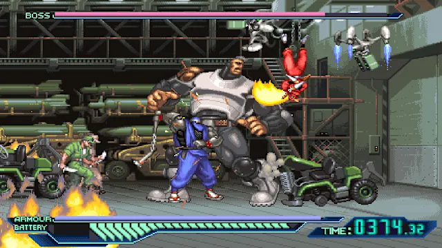 The Ninja Saviors: Return of the Warriors screenshot 1