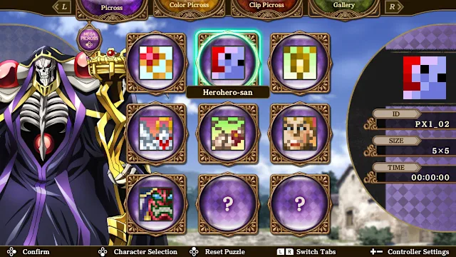 PICROSS LORD OF THE NAZARICK screenshot 3