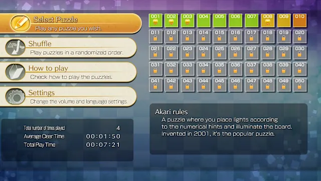 Puzzle by Nikoli S Akari screenshot 0