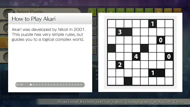 Puzzle by Nikoli S Akari screenshot 5