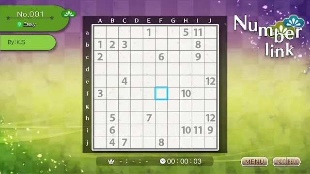 Puzzle by Nikoli S Numberlink screenshot 0