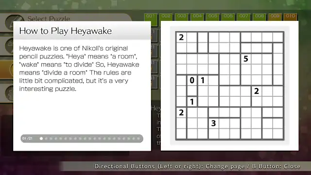 Puzzle by Nikoli S Heyawake screenshot 5