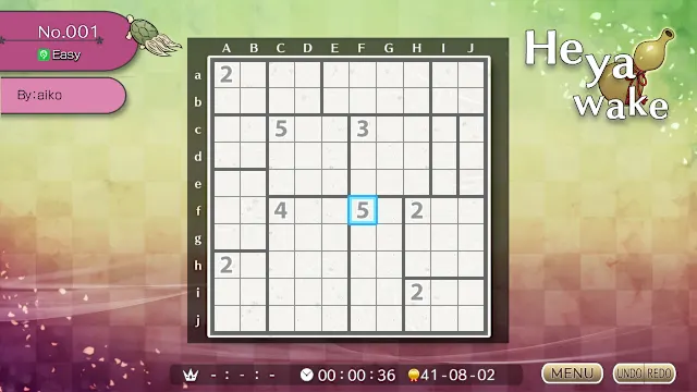 Puzzle by Nikoli S Heyawake screenshot 0