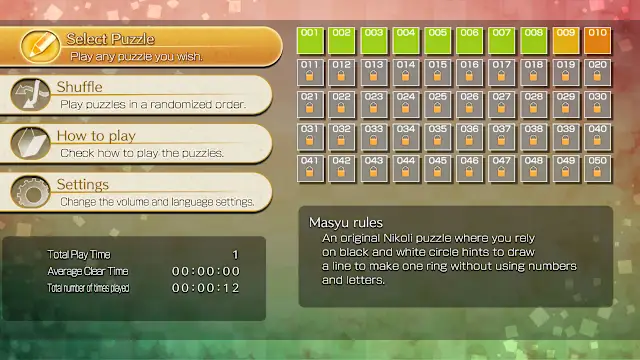 Puzzle by Nikoli S Masyu screenshot 4