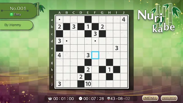Puzzle by Nikoli S Nurikabe screenshot 1