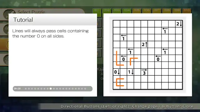 Puzzle by Nikoli S Yajilin screenshot 5