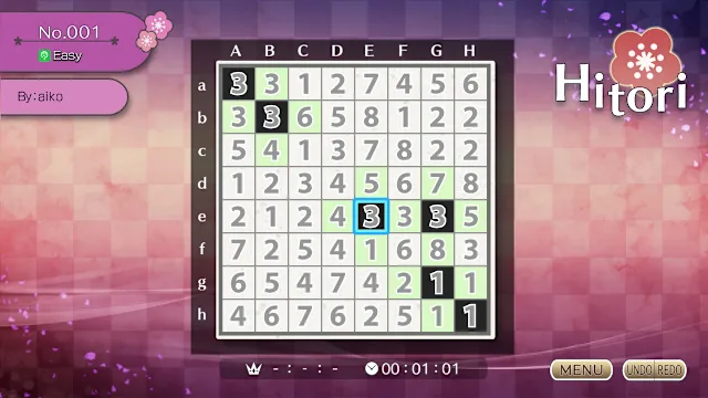 Puzzle by Nikoli S Hitori screenshot 1