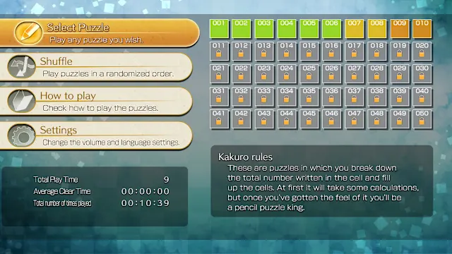 Puzzle by Nikoli S Kakuro screenshot 4