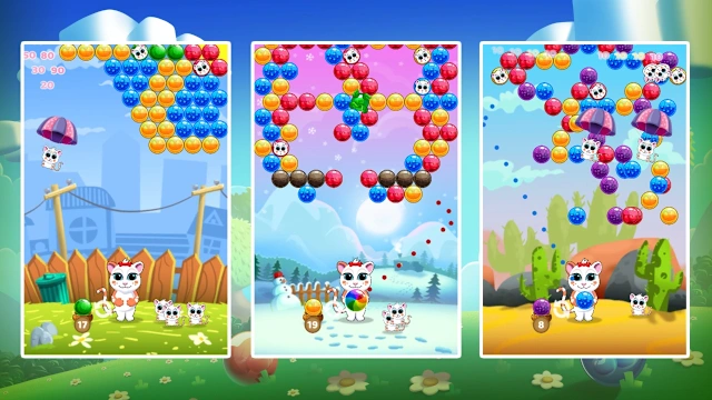 Bubble Cats Rescue screenshot 0
