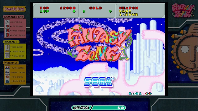SEGA AGES Fantasy Zone screenshot 1