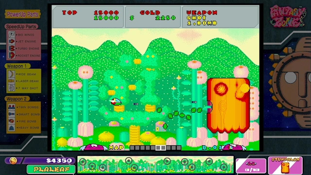 SEGA AGES Fantasy Zone screenshot 2
