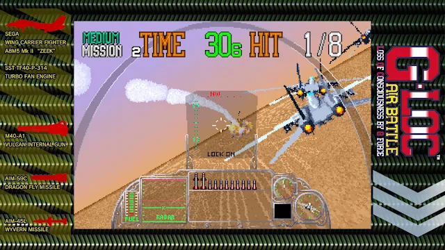 SEGA AGES G-LOC AIR BATTLE screenshot 2