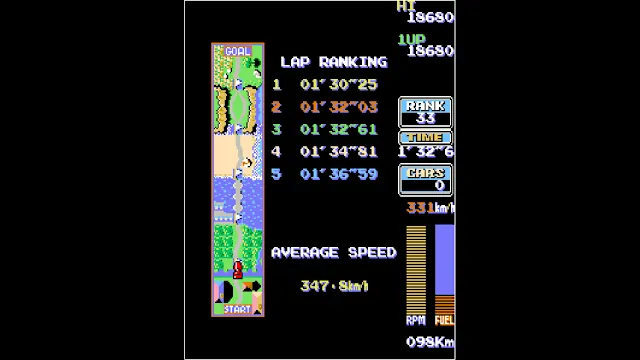Arcade Archives ROAD FIGHTER screenshot 2