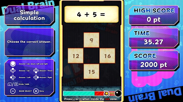 Dual Brain Vol.1: Calculation screenshot 2