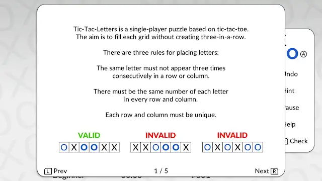 Tic-Tac-Letters by POWGI screenshot 1
