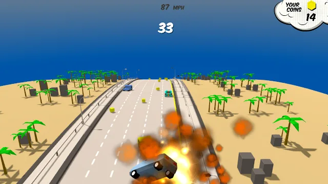 Rally Road - Crashy Car Racing screenshot 0