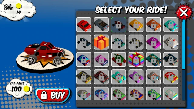 Rally Road - Crashy Car Racing screenshot 2