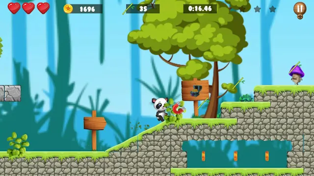 The Incredible Adventures of Super Panda screenshot 1
