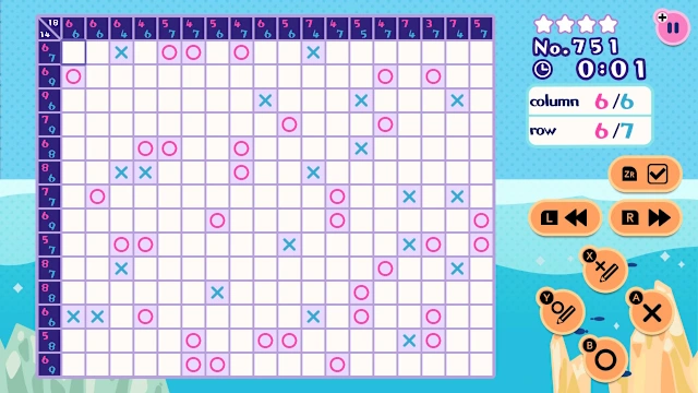 〇× LOGIC PUZZLE 1000 ! screenshot 5