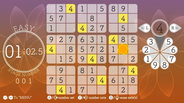 Sudoku Relax 3 Autumn Leaves screenshot 2