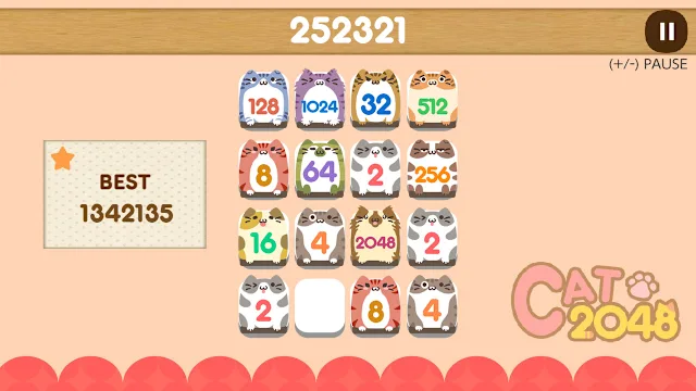 2048 CAT screenshot 1