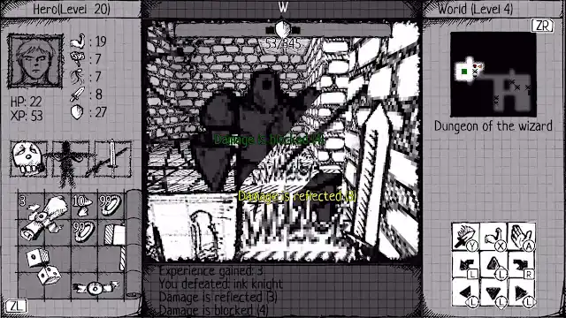 Drawngeon: Dungeons of Ink and Paper screenshot 1