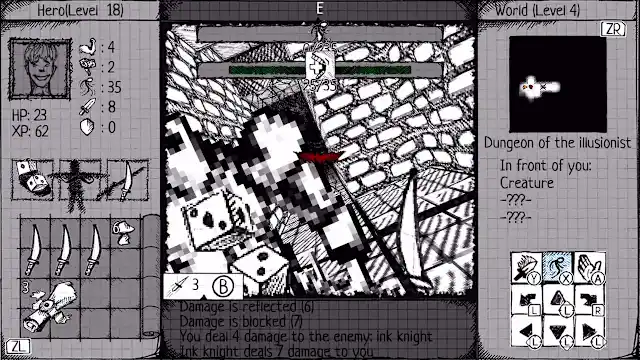 Drawngeon: Dungeons of Ink and Paper screenshot 3