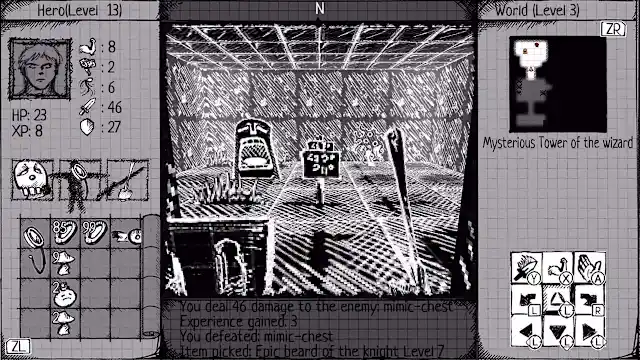 Drawngeon: Dungeons of Ink and Paper screenshot 2