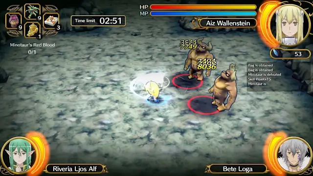 Is It Wrong to Try to Pick Up Girls in a Dungeon? Familia Myth Infinite Combate screenshot 2