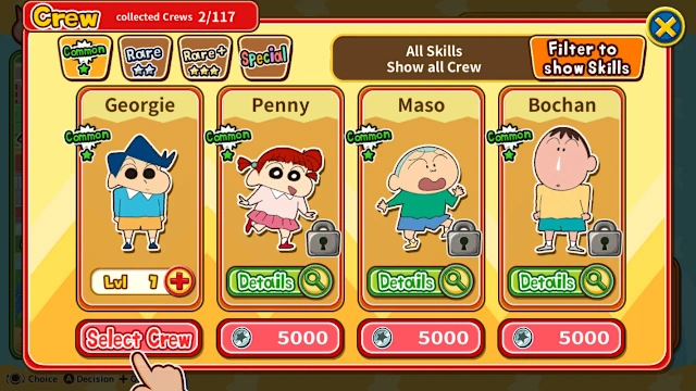 CRAYON SHINCHAN The Storm Called FLAMING KASUKABE RUNNER!! screenshot 3