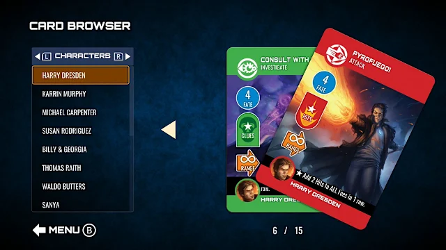 The Dresden Files Cooperative Card Game screenshot 0
