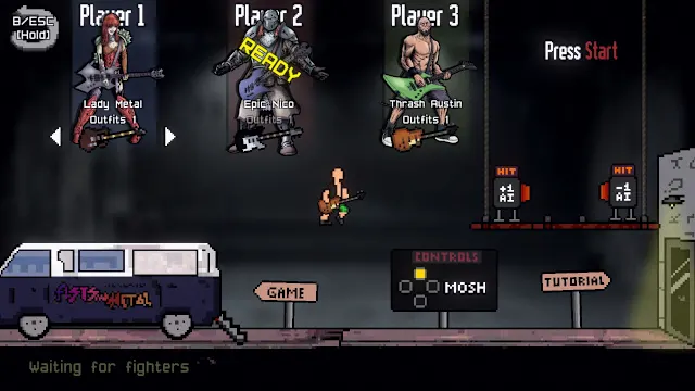 It's Raining Fists and Metal screenshot 1