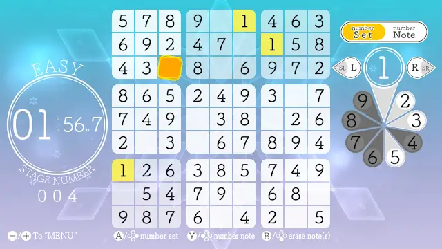 Sudoku Relax 4 Winter Snow screenshot 1
