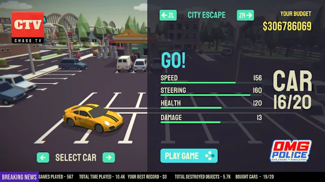OMG Police - Car Chase TV Simulator screenshot 1