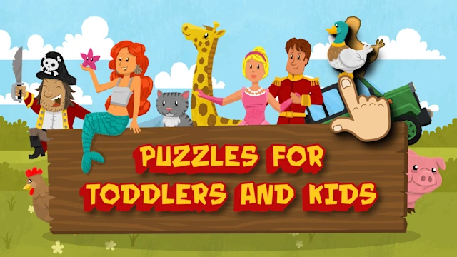 Puzzles for Toddlers & Kids: Animals, Cars and more