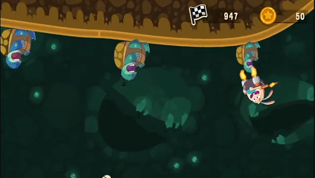 Rocket Rabbit - Coin Race screenshot 1