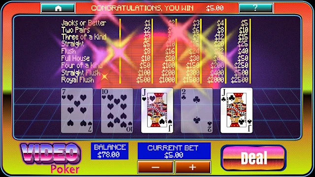 Video Poker at Aces Casino screenshot 2