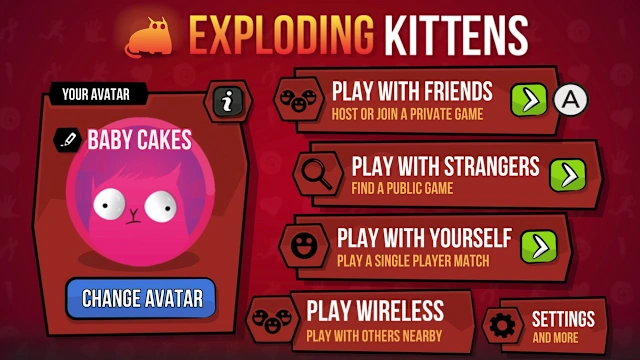 Exploding Kittens screenshot 1