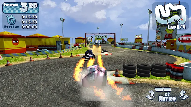 Mini Motor Racing X screenshot 4