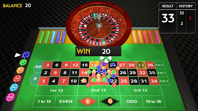 Roulette screenshot 2
