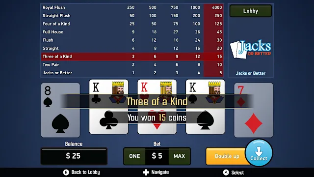 Jacks or Better - Video Poker screenshot 2
