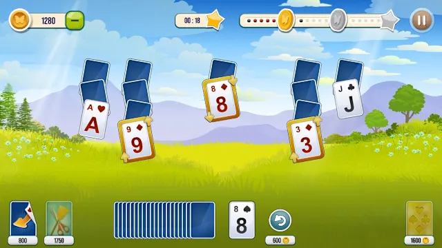 Solitaire TriPeaks Flowers screenshot 6
