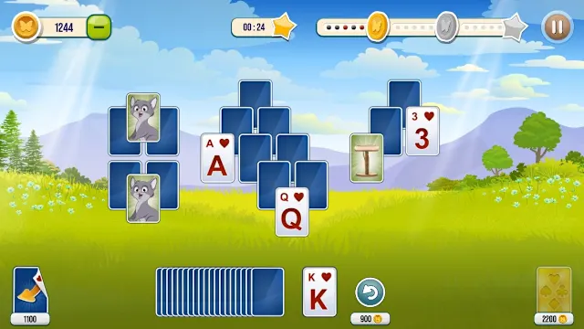 Solitaire TriPeaks Flowers screenshot 1