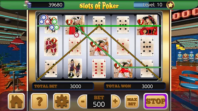Slots of Poker at Aces Casino screenshot 2