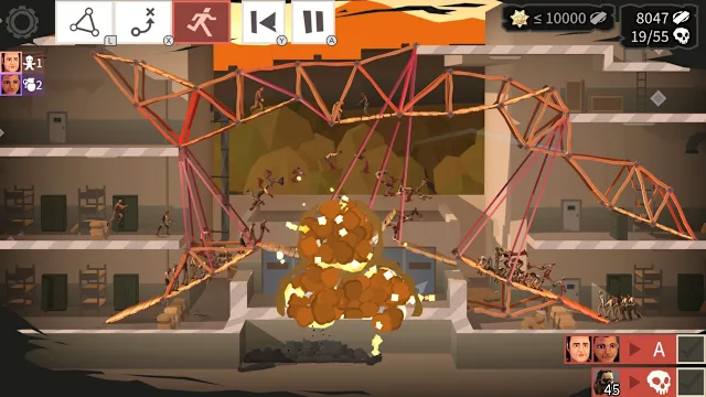 Bridge Constructor: The Walking Dead screenshot 2